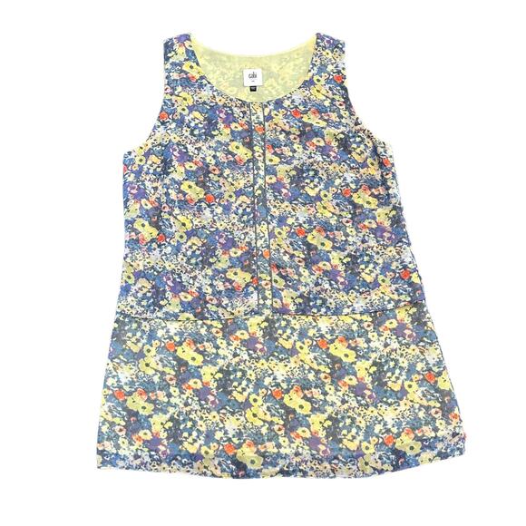 CAbi Womens floral tank blouse Positano Style 5041 Size small - Picture 3 of 7